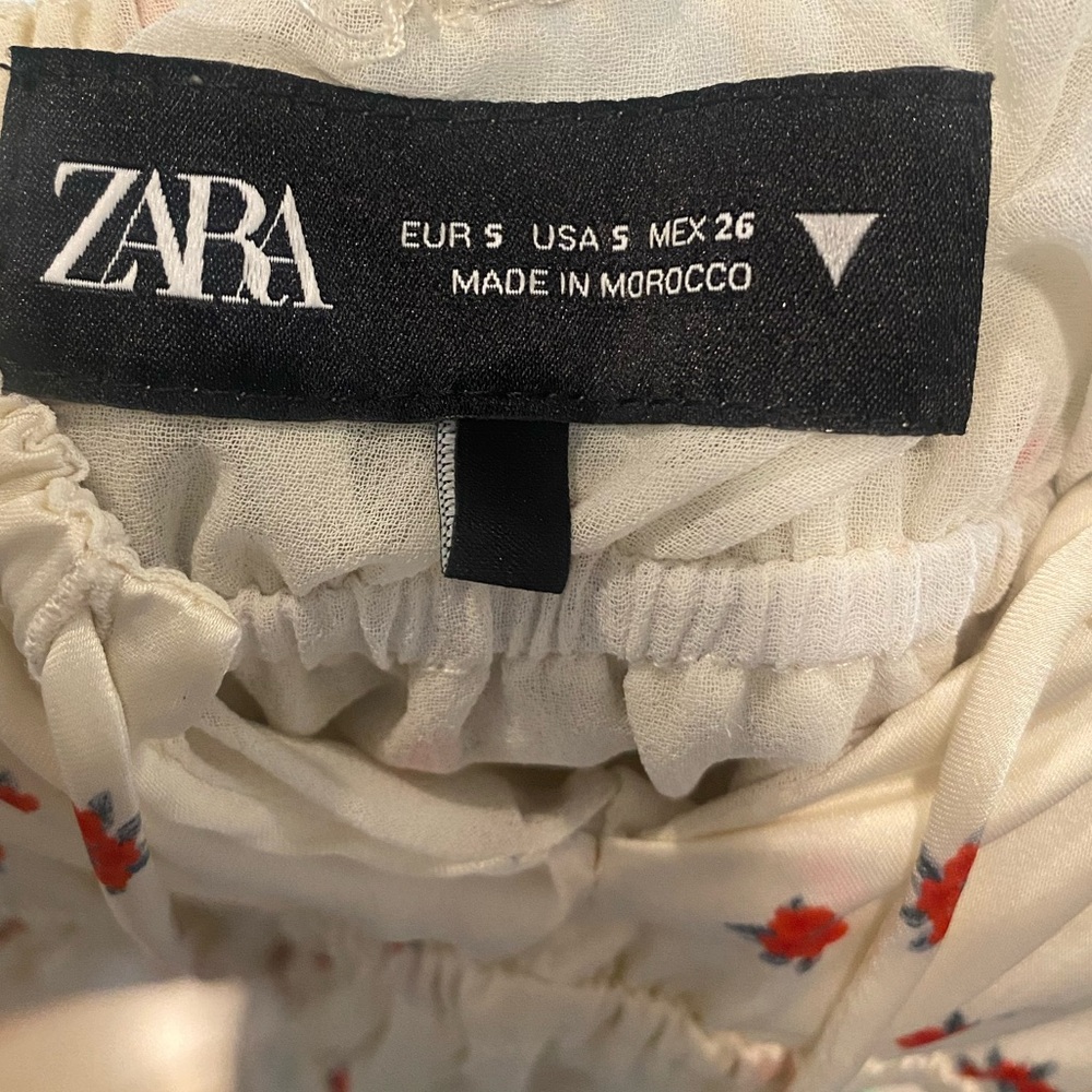 Zara Mini Floral Pattern Dress - Picture 5 of 6